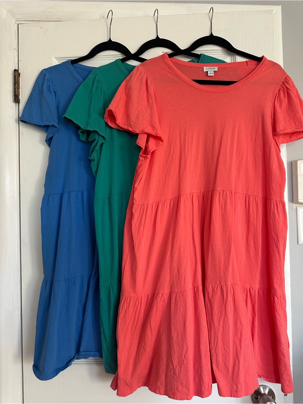 Bundle of 3. J. Crew Factory Tiered Short Sleeve T-Short Dress